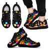 Lunch Lady Abc Black Shoes Sneakers, Running Shoes, Shoes For Women, Shoes For Men, Custom S- Love Sneakers