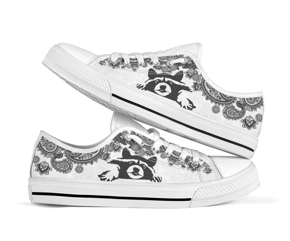 Raccoon - Low Top Shoe - Love Low Top Shoes