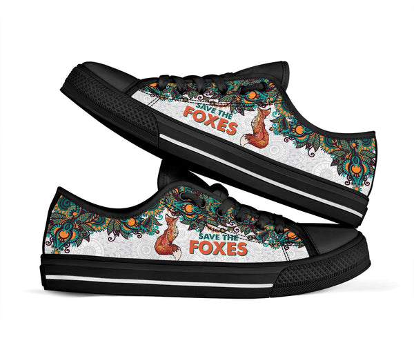 Save The Foxes - Fox Low Top Shoes