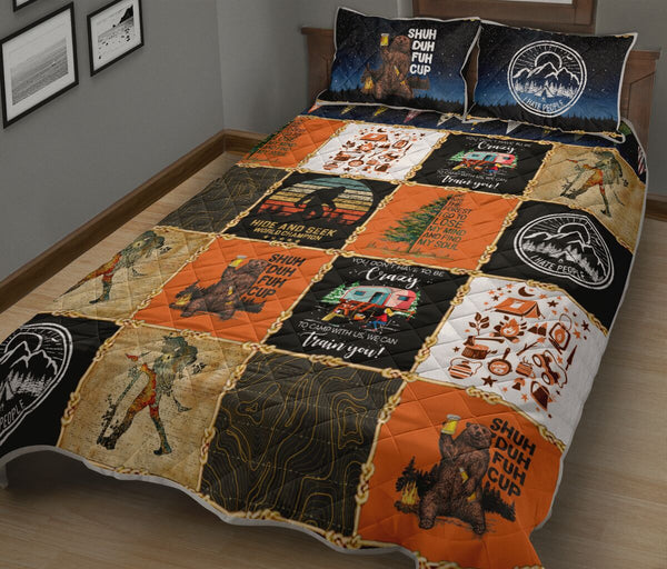 Quilt Bed Set - Camping - I Hate People 12 - Love Quilt Bedding Set