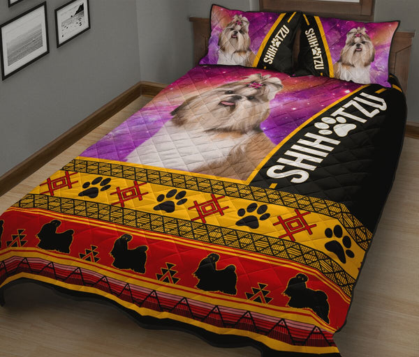 Shih Tzu Native - Bed Set - Love Quilt Bedding Set