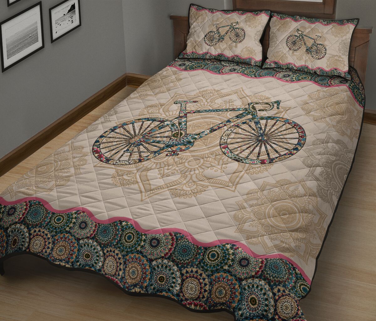 Cycling Mandala - Bed Set - Love Quilt Bedding Set