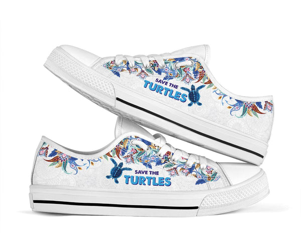 Save The Turtles - Dragonflies Low Top Shoe - Love Love Top Shoes