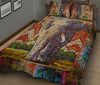 Elephant Paper Mosaic Style Quilt Bed Set - Love Quilt Bedding Set