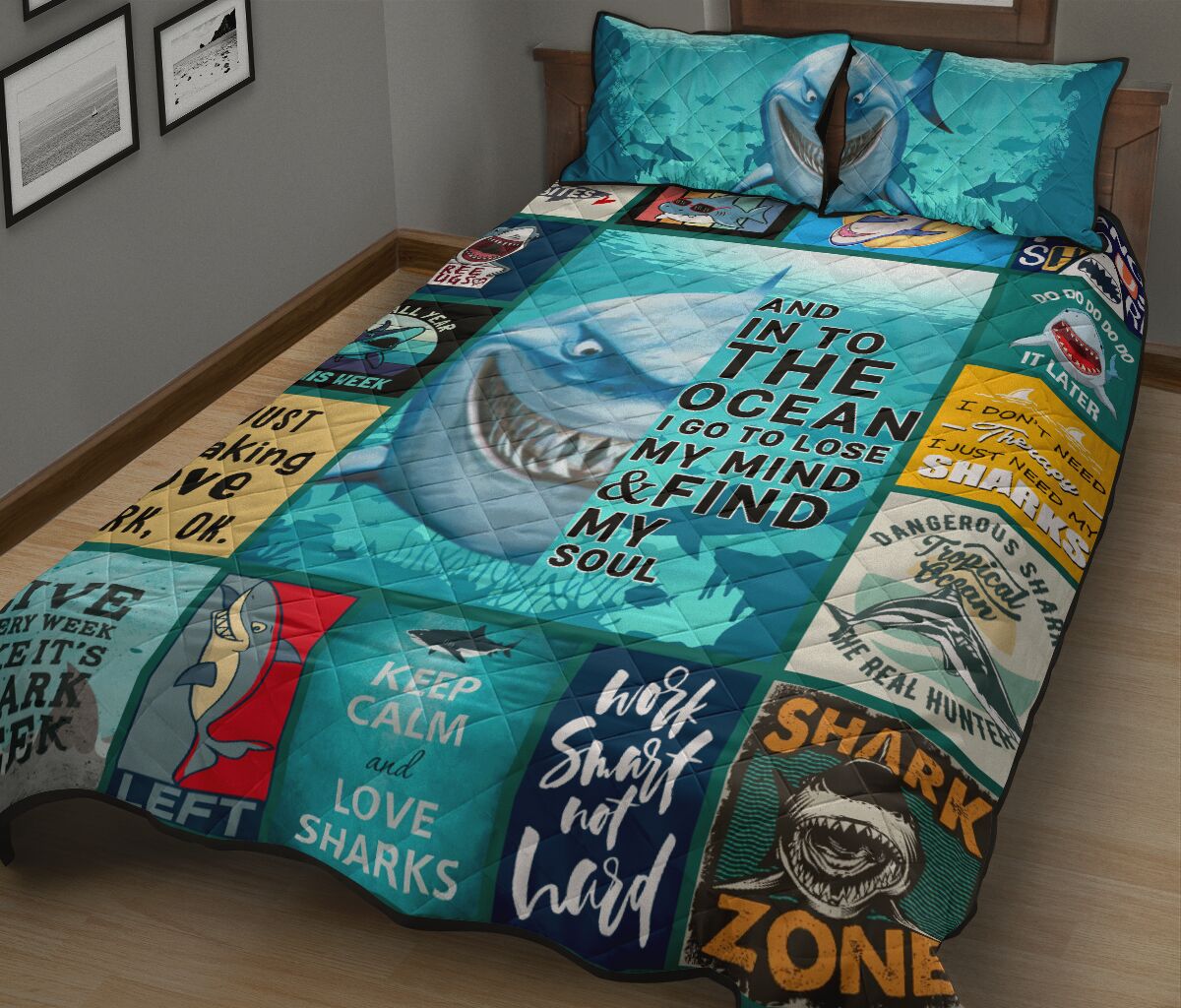 Shark My Soul - Bed Set - Love Quilt Bedding Set