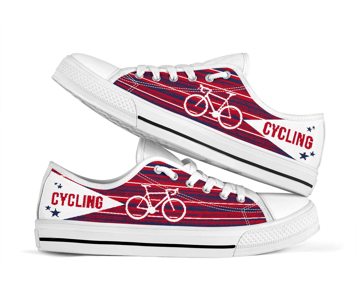 Cycling Brush Line Low Top Shoes - Love Low Top Shoes