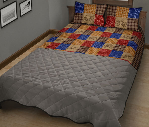 Cycling Square - Bed Set - Love Quilt Bedding Set