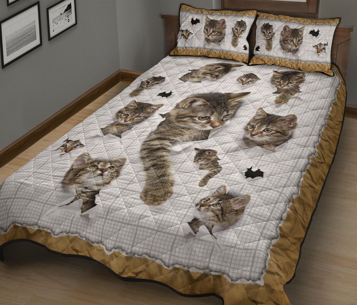 Quilt Bed Set - Cat 2 - Love Quilt Bedding Set