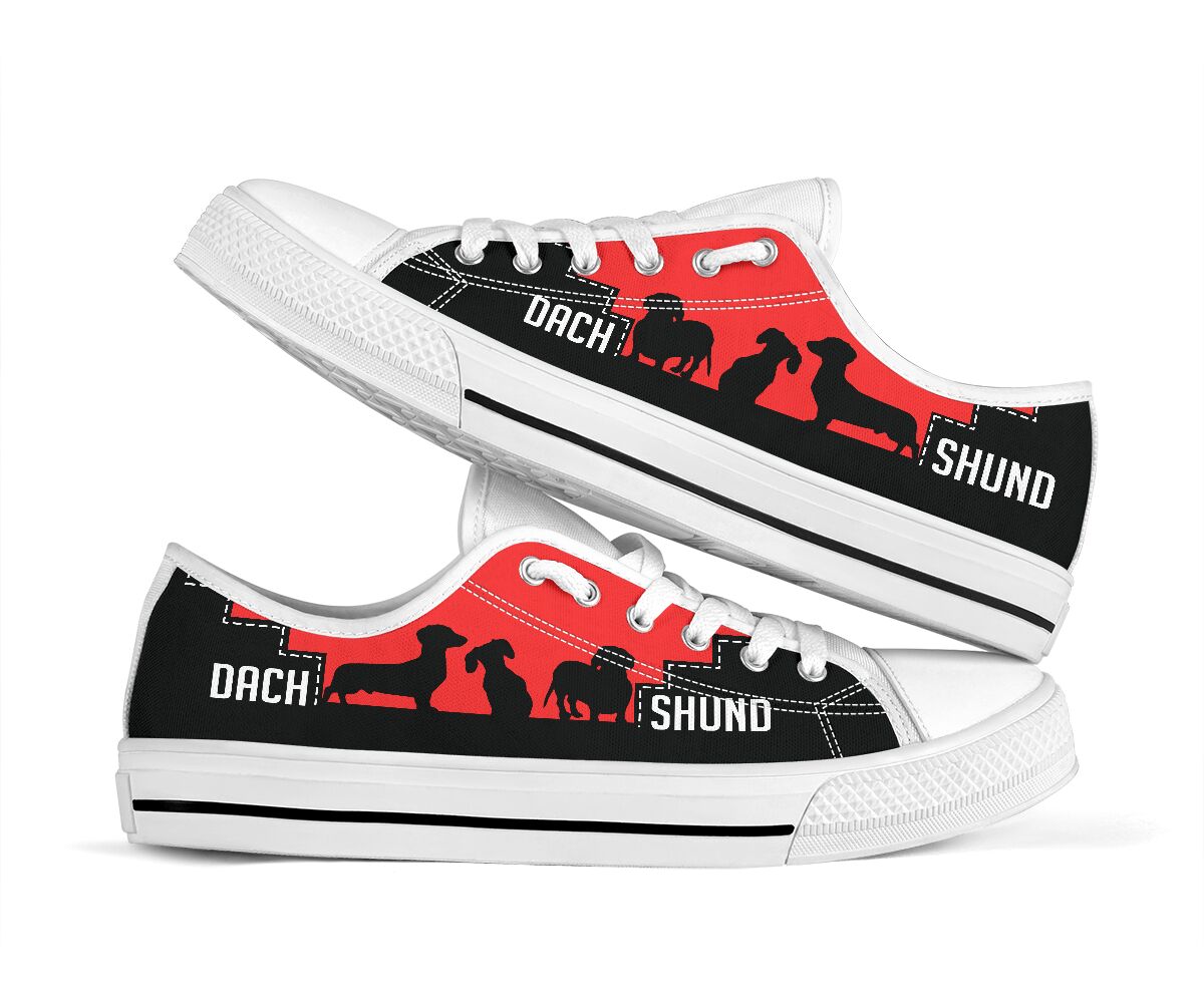 Dachshund Step - Low Top Shoe - Love Love Top Shoes