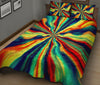 Hippie Painting Quilt Bed Set - Love Quilt Bedding Set