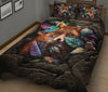 Fox Art Quilt Bed Set - Love Quilt Bedding Set