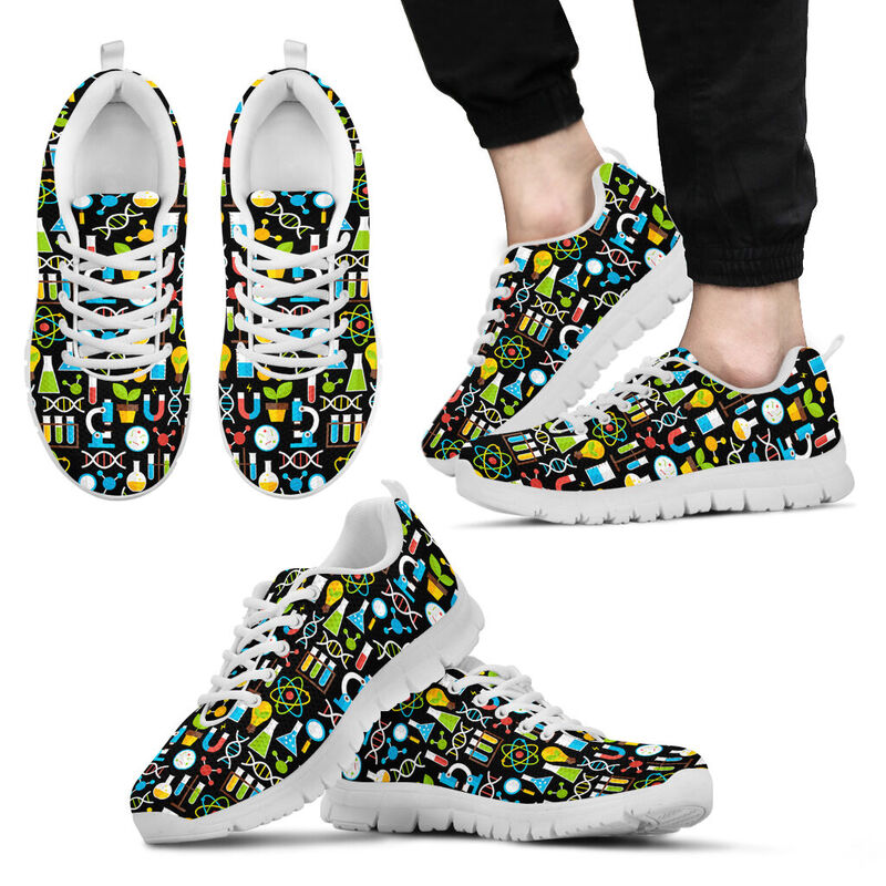 Biology Patterns Shoes Sneakers, Running - Love Sneakers