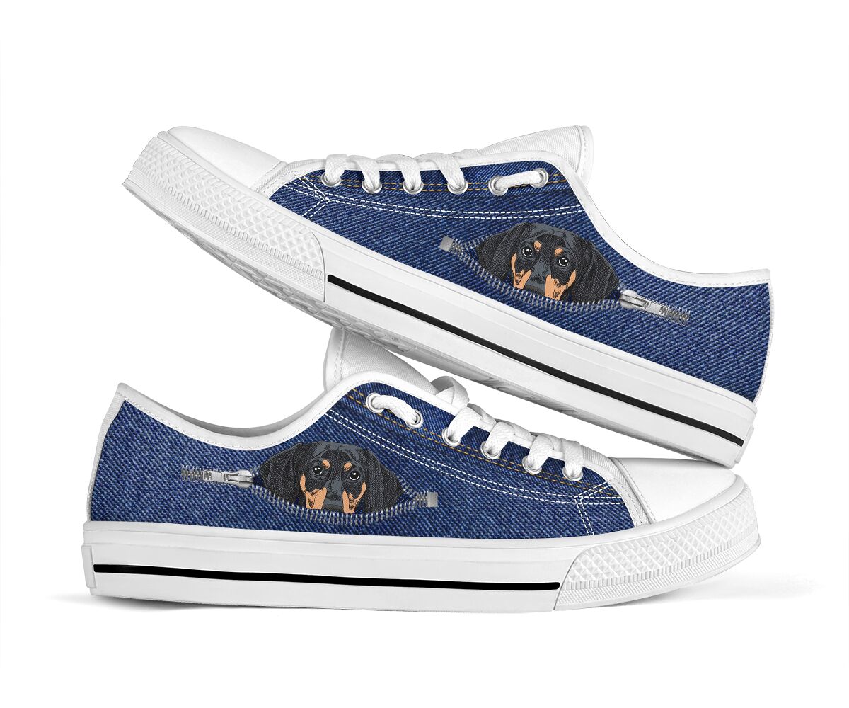 Dachshund Shoes Low Top Shoes - Love Low Top Shoes