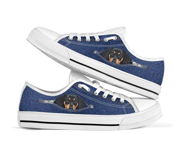 Dachshund Shoes Low Top Shoes - Love Low Top Shoes