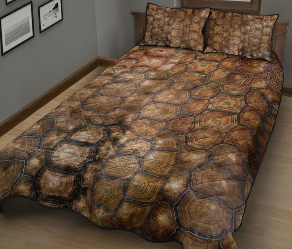 Turtle Shell Quilt Bed Set - Love Quilt Bedding Set