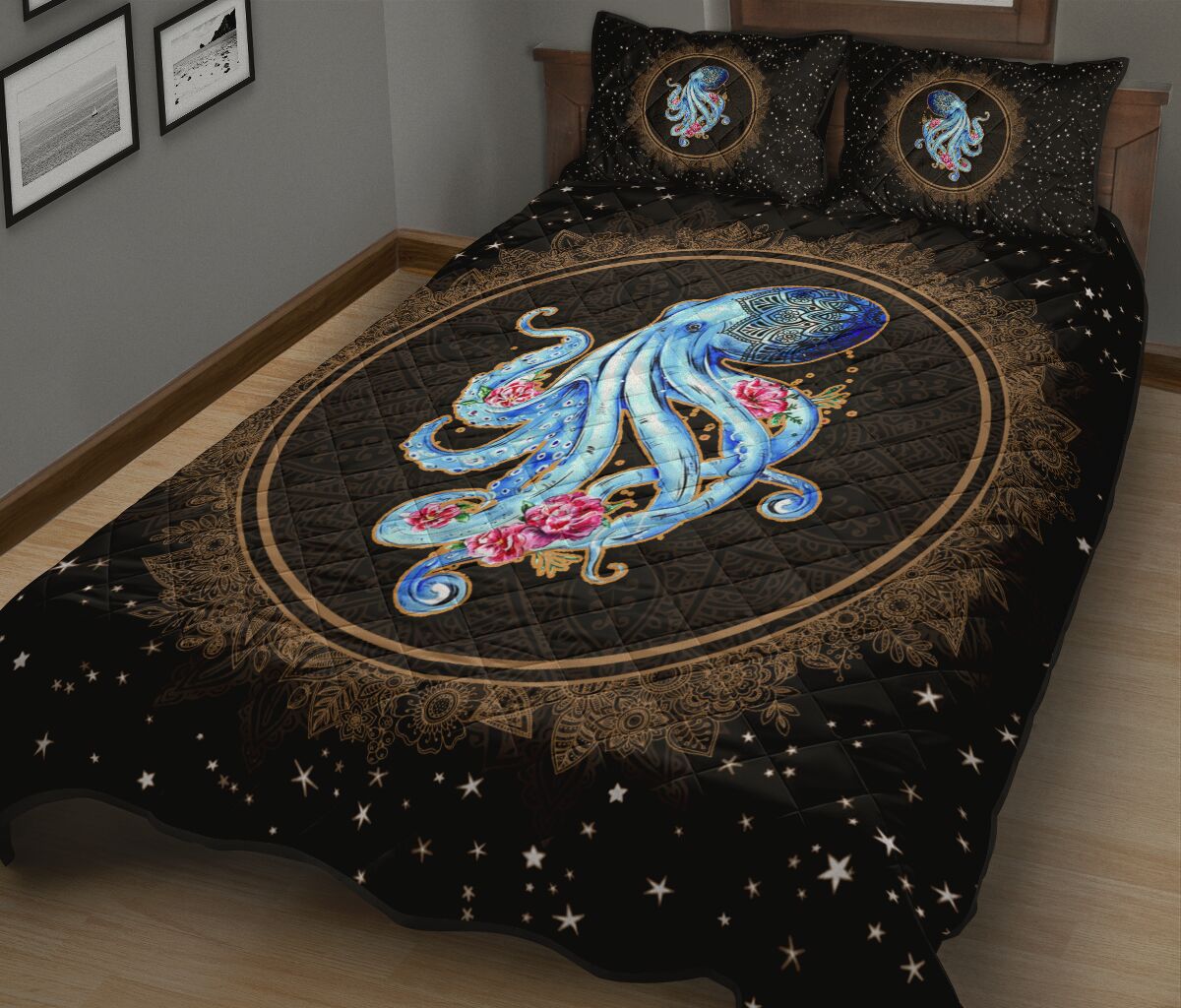 Quilt Bed Set - Octopus 15 - Love Quilt Bedding Set