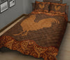 Chicken Leather Style Quilt Bed Set 301118