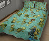 Turtle Art Quilt Bed Set 4- Love Quilt Bedding Set