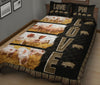 Pig Mandala Love Art Style Quilt Bed Set - Love Quilt Bedding Set