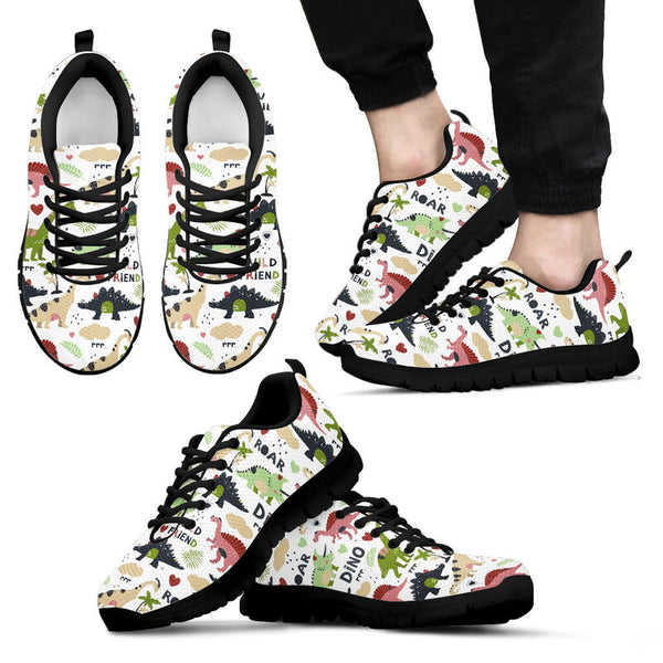 Dino Saurus Wild Friend Shoes Black Sneakers, Running Shoes, Shoes For Women, Shoes For - Love Sneakers