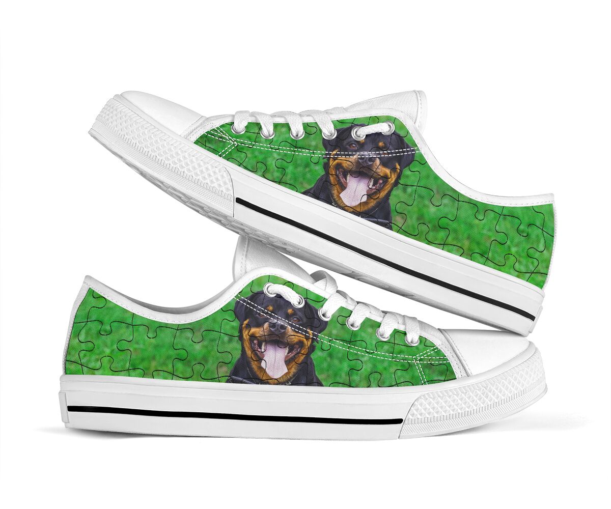 Rottweiler Puzzle - Low Top Shoe - Love Love Top Shoes