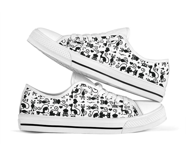 Cats White Low Top Shoes