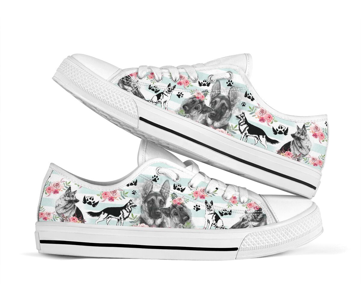 Low Top - German Shepherd Shoe - Love Love Top Shoes