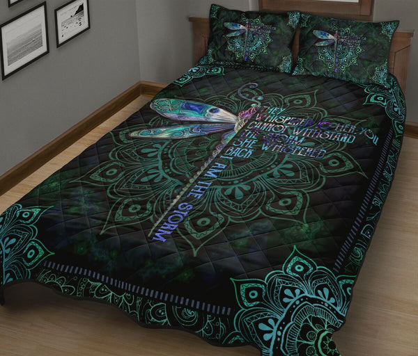 Dragonfly - They Whisper To Her - Quilt Bed Set 22 - Love Quilt Bedding Set