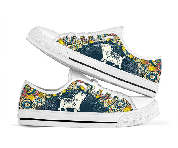 Pig Mandala FlowerShoes