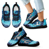 Gymnastics Mom- Blue Swirl Sneakers, Running Shoes, Shoes For Women, Shoes For Men, Custom S- Love Sneakers