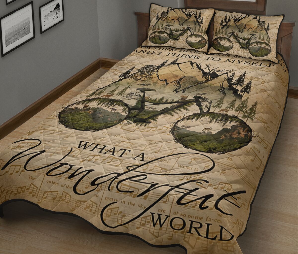 Mountain Wonderful World - Quilt Bed Set - Love Quilt Bedding Set