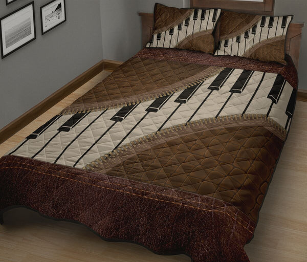 Leather Hobbies Quilt Bed Set - Love Quilt Bedding Set