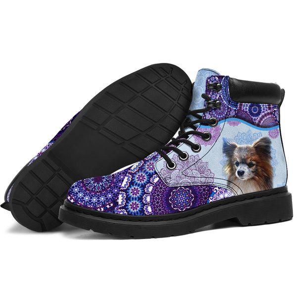 Papillon - Vintage Mandala Asboot Sky Kd Purple - Love All Season Boots