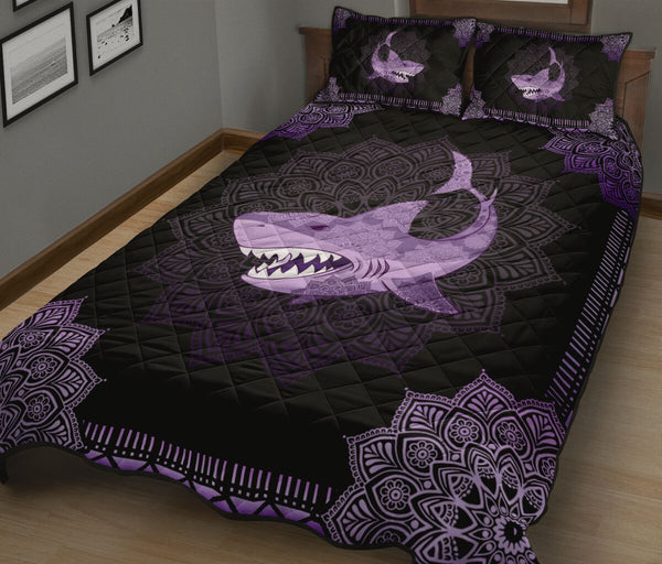 Shark Quilt Bed Set 93 - Love Quilt Bedding Set