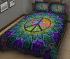 Hippie - Peace - Quilt Bed Set 24 - Love Quilt Bedding Set