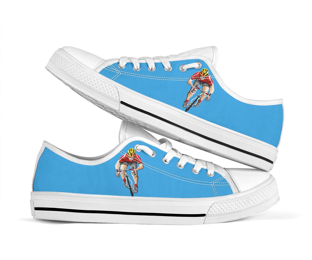 Cycling Blue - Low Top Shoe - Love Love Top Shoes