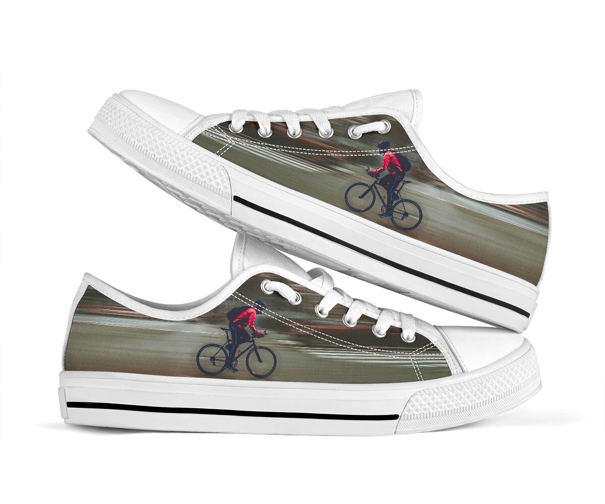 Cycling Fast - Low Top Shoe - Love Love Top Shoes
