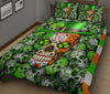 Saint Patricks Day Irish Skull Quilt Bed Set - Love Quilt Bedding Set