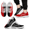 Librarian Strong Black Red Sneakers, Running Shoes, Shoes For Women, Shoes For Men, Custom S- Love Sneakers