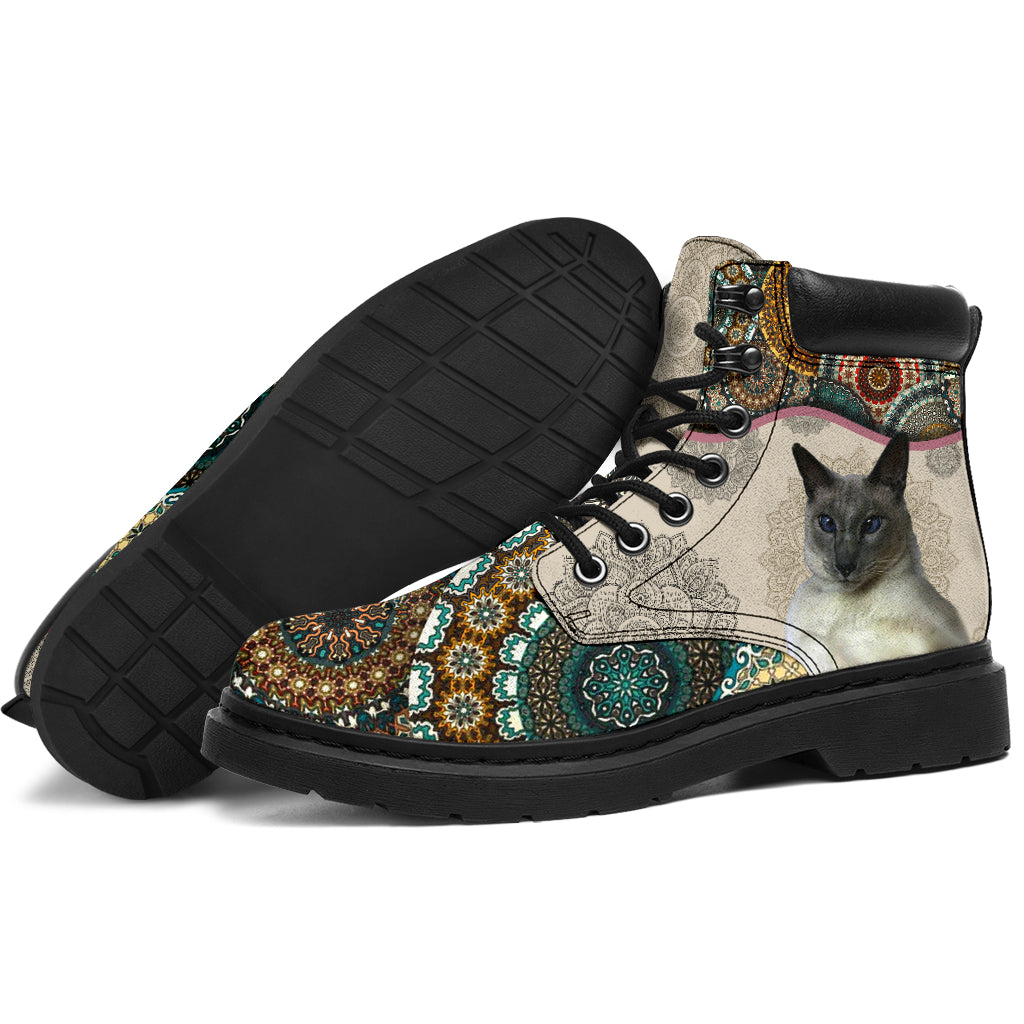 Cat - Vintage Mandala Asboot Sky Kd - Love All Season Boots