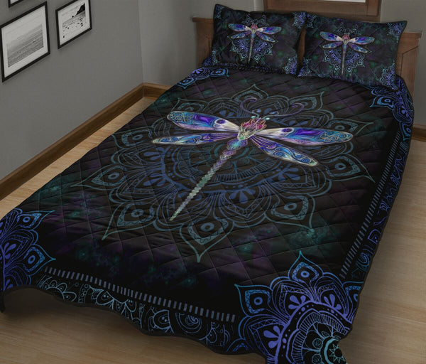 Dragonfly - Quilt Bed Set  - Love Quilt Bedding Set