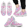 Nurse Shark Pink Sneakers, Running Shoes, Shoes For Women, Shoes For Men, Custom Shoes, L- Love Sneakers