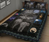 Elephant Love Dark Moon Quilt Bed Set - Love Quilt Bedding Set