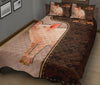 Pig Leather Style Quilt Bed Set - Love Quilt Bedding Set