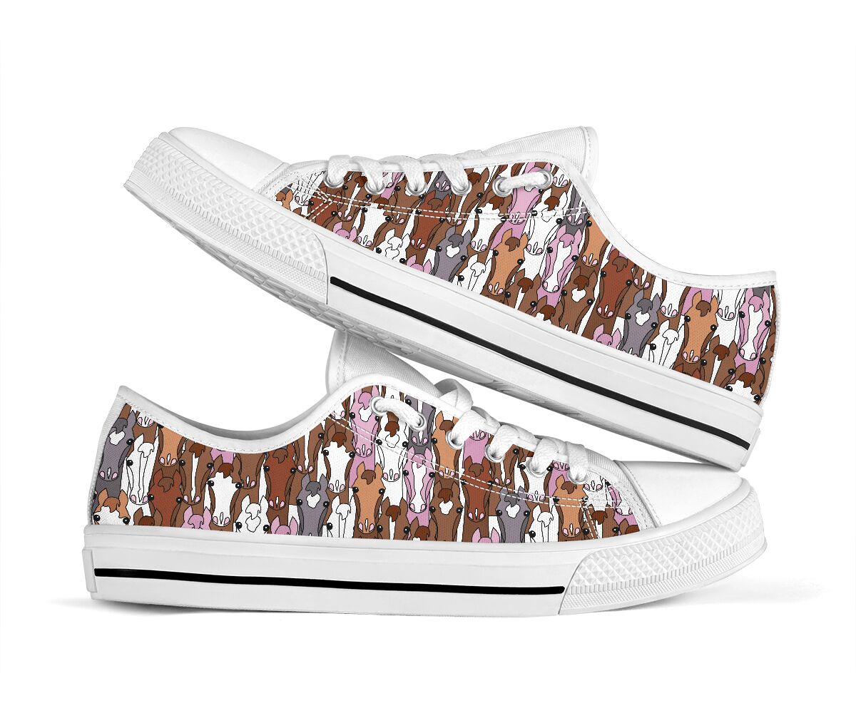 Horse Draw Colors Low Top -  Shoes