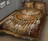 Gold Owl Native American Quilt Bed Set - Love Quilt Bedding Set