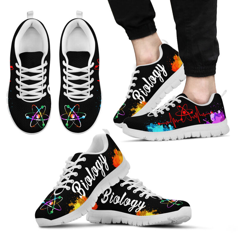 Biology Art Shoes Sneakers, Running - Love Sneakers