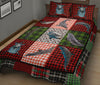 Dolphin Fabric Style Quilt Bed Set - Love Quilt Bedding Set