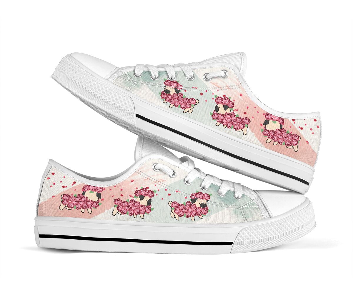 Pug Flower - Low Top 811978