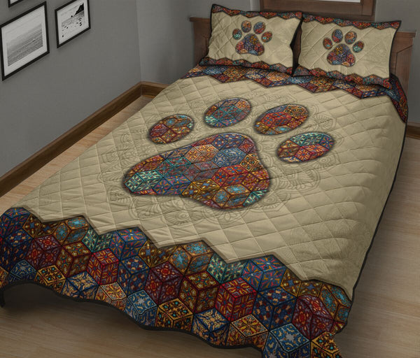 Quilt Bed Set - Mandala - Paw 53 - Love Quilt Bedding Set
